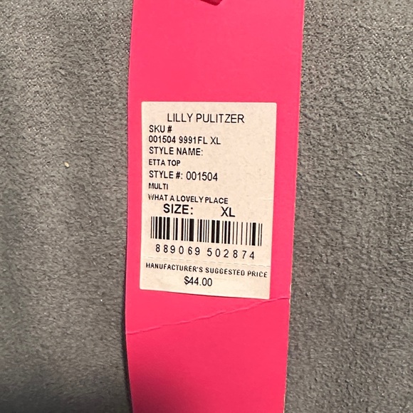 Lilly Pulitzer Etta Top - Picture 3 of 7